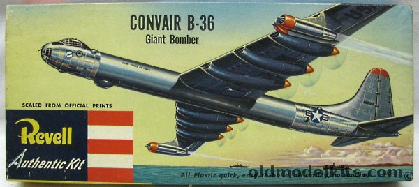 Revell 1/184 Convair B-36 Giant Bomber  - Pre 'S' Issue, H205-98 plastic model kit